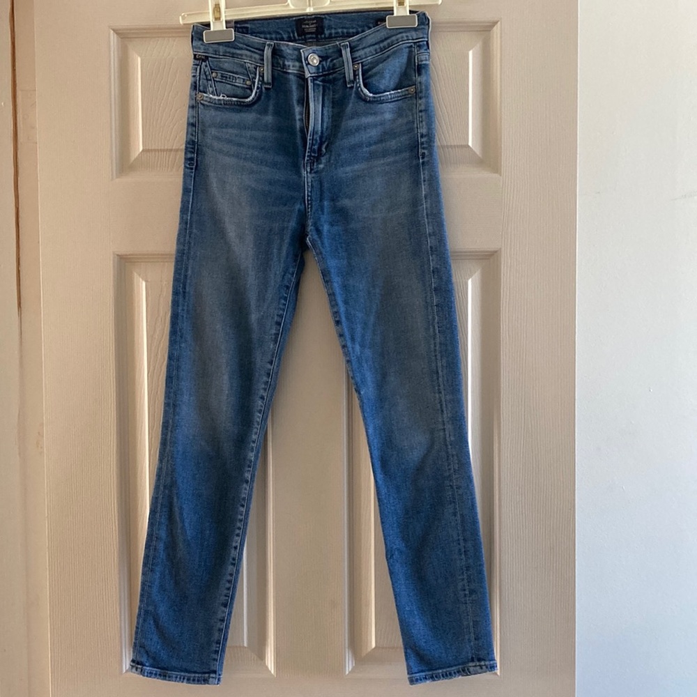 Citizens of Humanity rocket crop high rise skinny jeans